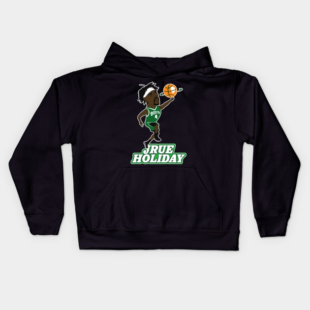 Jrue Holiday Fan Design Kids Hoodie by darklordpug